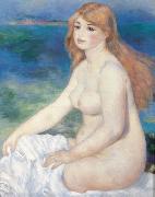Pierre-Auguste Renoir La baigneuse blonde France oil painting artist